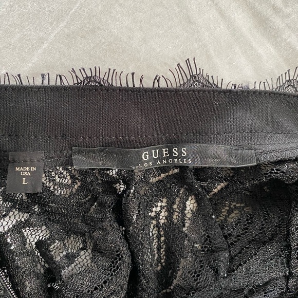 Sexy GUESS Fitted Black Lace Dress - Picture 11 of 12